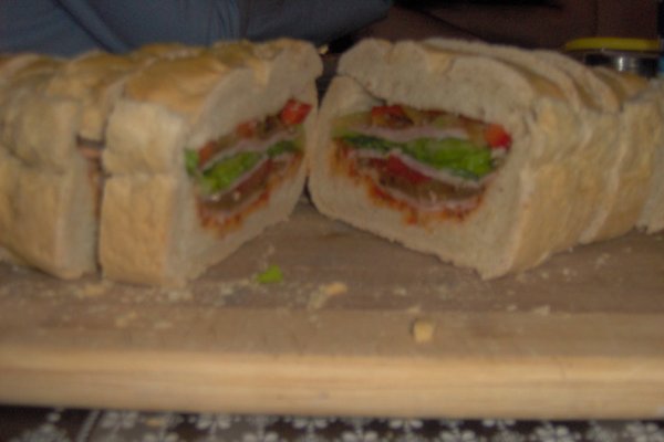 Paine umpluta - sandwich