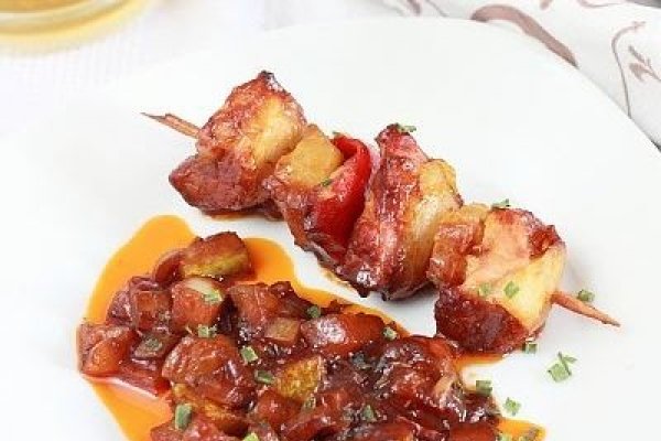 Frigarui in sos (Schaschlik)