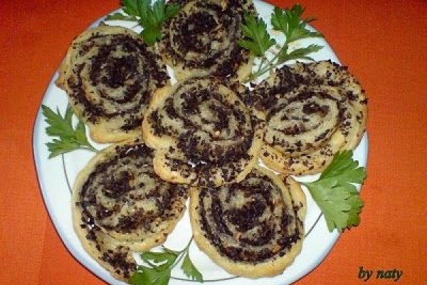 Aperitiv cu foietaj si masline