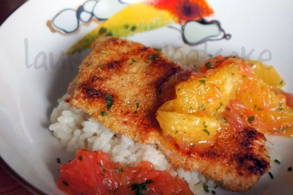 Piept de curcan cu sos de citrice si ghimbir