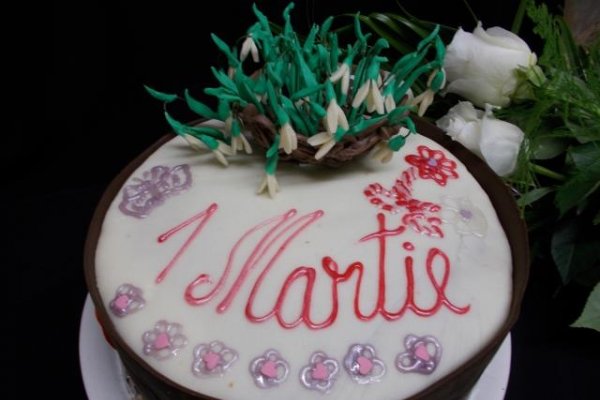 Tort "Cosulet cu ghiocei"