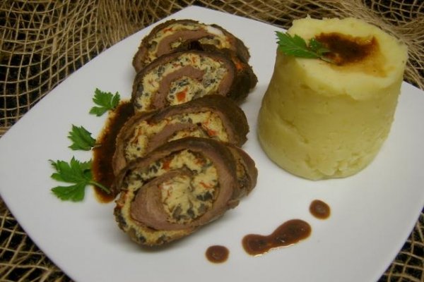 Rulada din piept de gasca