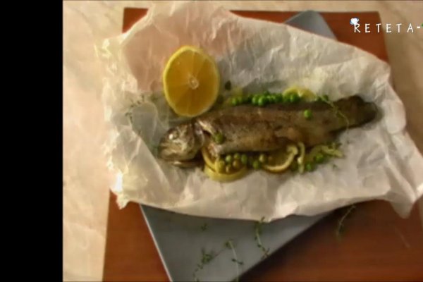 Pastrav la cuptor en papillote