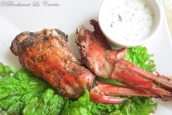 Ied cu ierburi aromate, la cuptor