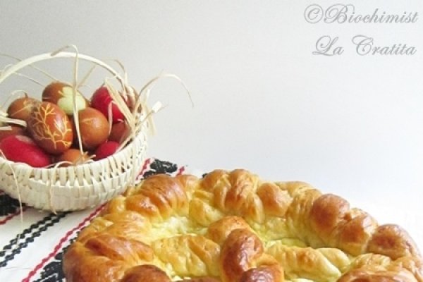 Pasca cu aluat de cozonac