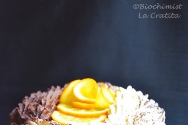 Tort palarie, cu portocale si ciocolata