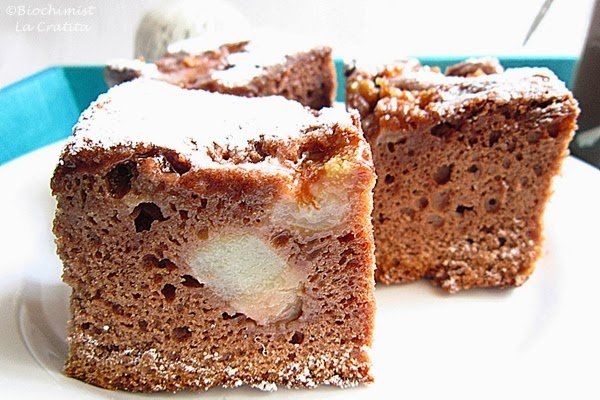 Prajitura cu pere si Nesquick