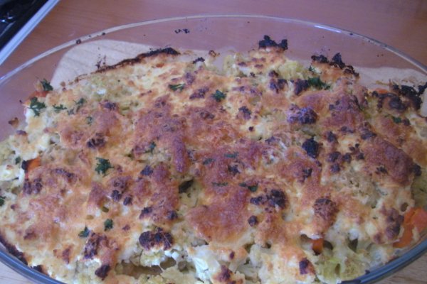 Sufleu de conopida cu branza