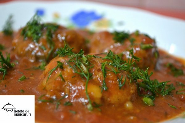 Chiftele marinate cu tarhon