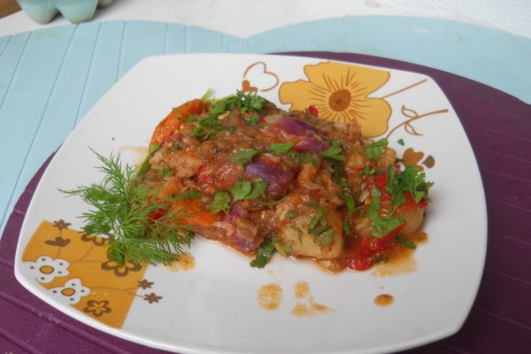 Ghiveci de legume cu ghimbir