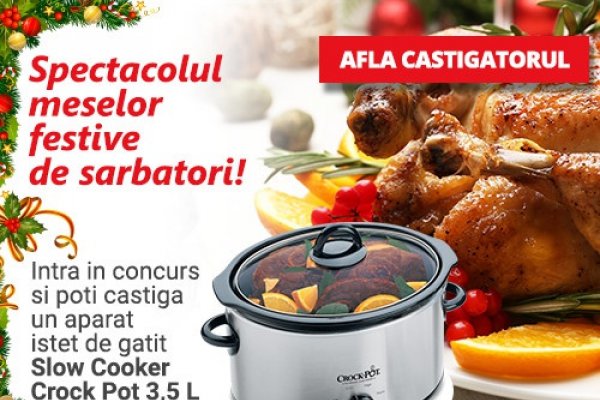 Spectacolul meselor festive de sarbatori - Afla castigatorul concursului Gustos.ro