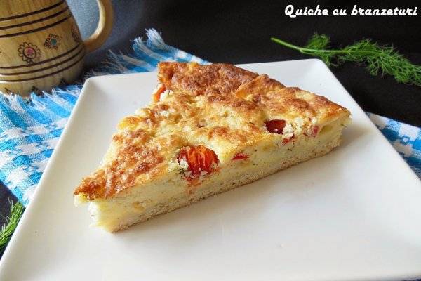 Quiche cu branzeturi
