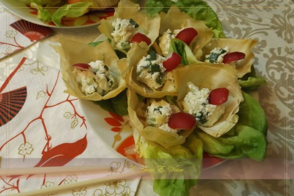 Cosulete de primavara cu branza