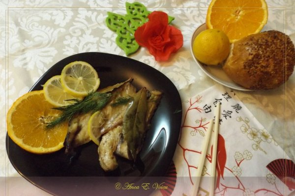 File de macrou la cuptor