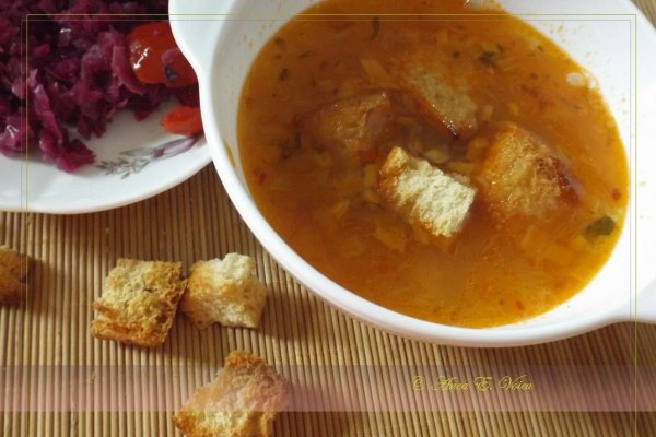 Ciorba taraneasca de fasole