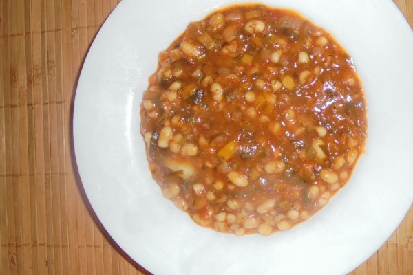 Iahnie de fasole cu praz