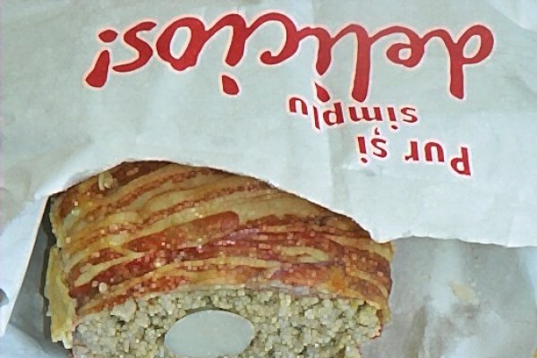 Drob cu carne de porc in manta de bacon