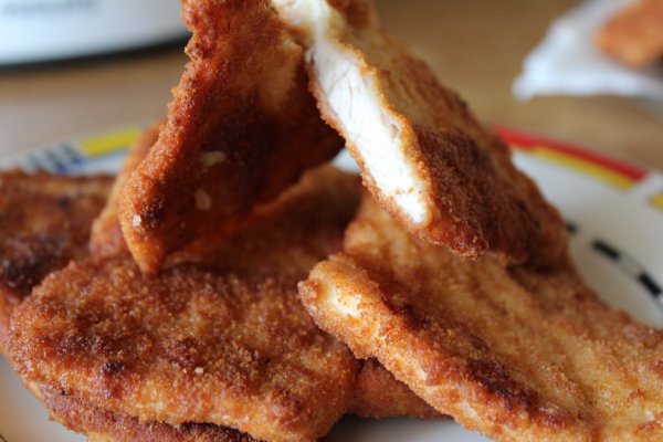 Snitele din piept de curcan