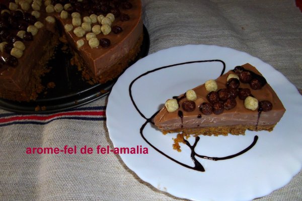 Cheesecake cu ciocolata (la rece)