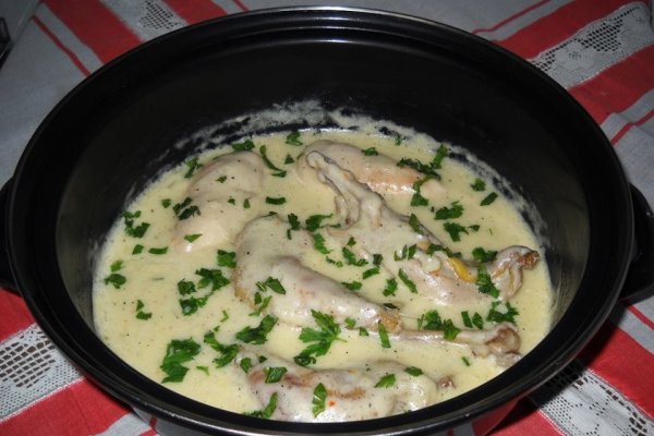 Pui cu smantana