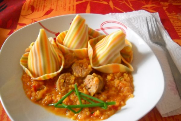 Sombreri cu linte si carnati