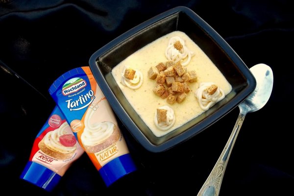 Supa crema de branza topita