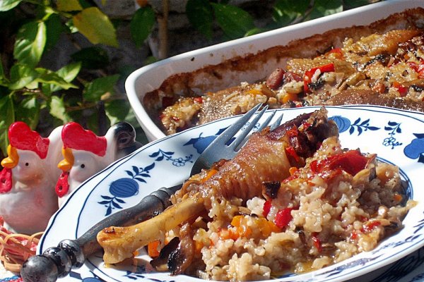 Orez sarbesc cu carne de cocos