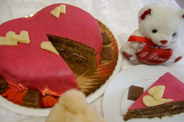 Tort cu nuca "Inimioara"