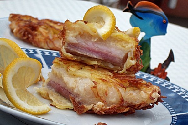 Pangasius in crusta de cartofi
