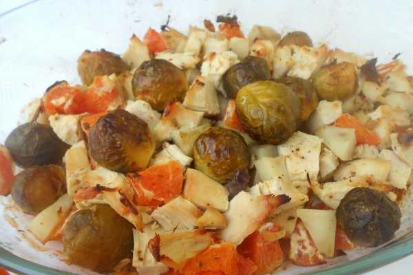 Pui cu legume si portocale