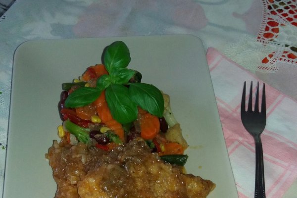 Peste cu pasta harissa