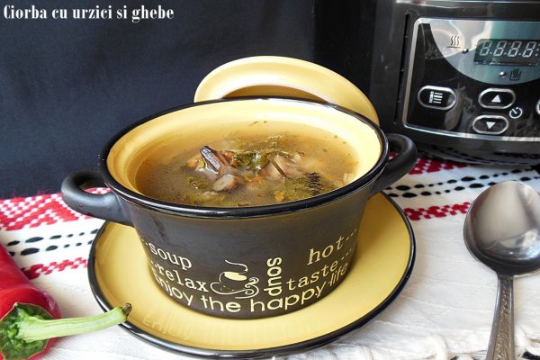 Ciorba cu urzici si ghebe