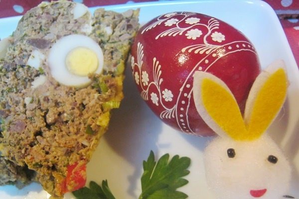 Drob de miel cu oua de prepelita