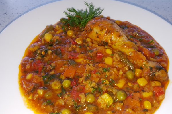 Amestec mexican cu pui