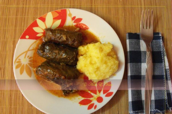 Sarmale in foi de vita