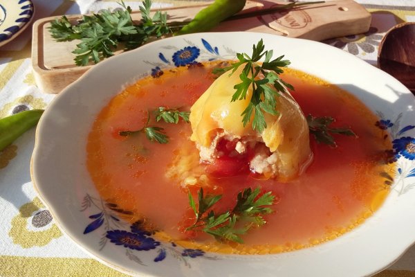 Ciorba de ardei umplut