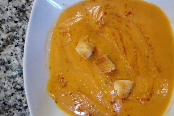Supa-crema de cartofi dulci