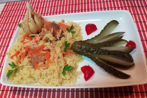 Pilaf uzbec - Plov cu sofran