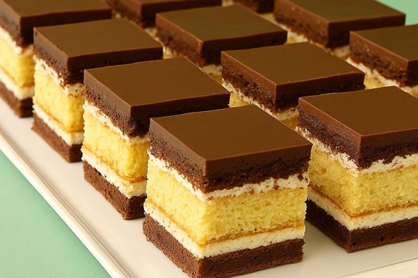 Prajitura Televizor – reteta clasica cu foi fragede de cacao, pandispan pufos si budinca de vanilie