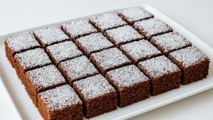 Negresa de post cu gem – cea mai simpla, delicioasa si rapida prajitura de post