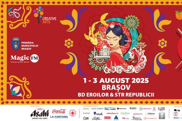 Pentru prima oară, ASIA FEST are loc în “Orașul de sub Tâmpa”   Între 1 și 3 august, cultura și gastronomia Asiei cuceresc Brașovul