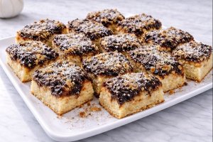 Prajitura frageda cu gem si nuci - reteta simpla, economica si delicioasa