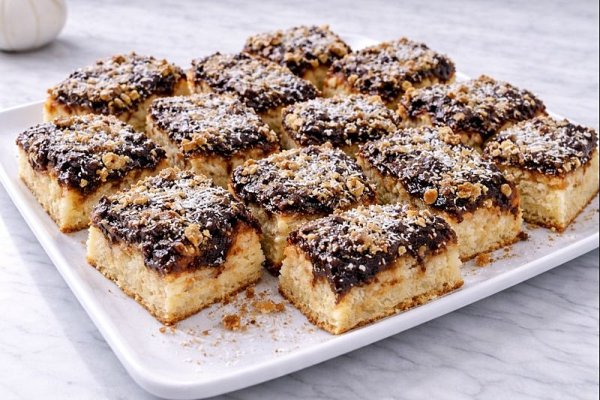 Prajitura frageda cu gem si nuci - reteta simpla, economica si delicioasa