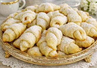 Cornulete fragede de post - reteta economica, delicioasa si usor de preparat
