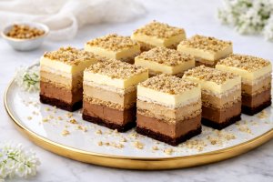 Prajitura Regina Sofia - desert elegant cu 3 tipuri de bezea si creme fine
