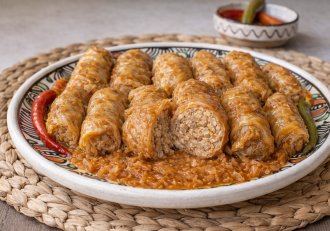 Sarmale de post cu ciuperci si orez - reteta traditionala romaneasca, delicioasa si aromata
