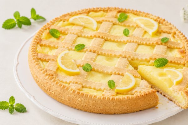 Tarta cu crema de lamaie - reteta simpla, delicioasa si usor de preparat